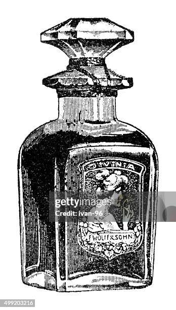 illustrations, cliparts, dessins animés et icônes de flacon de parfum - parfumeur créateur