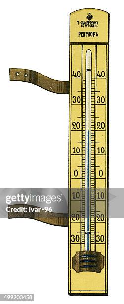 thermometer - celsius scale stock illustrations