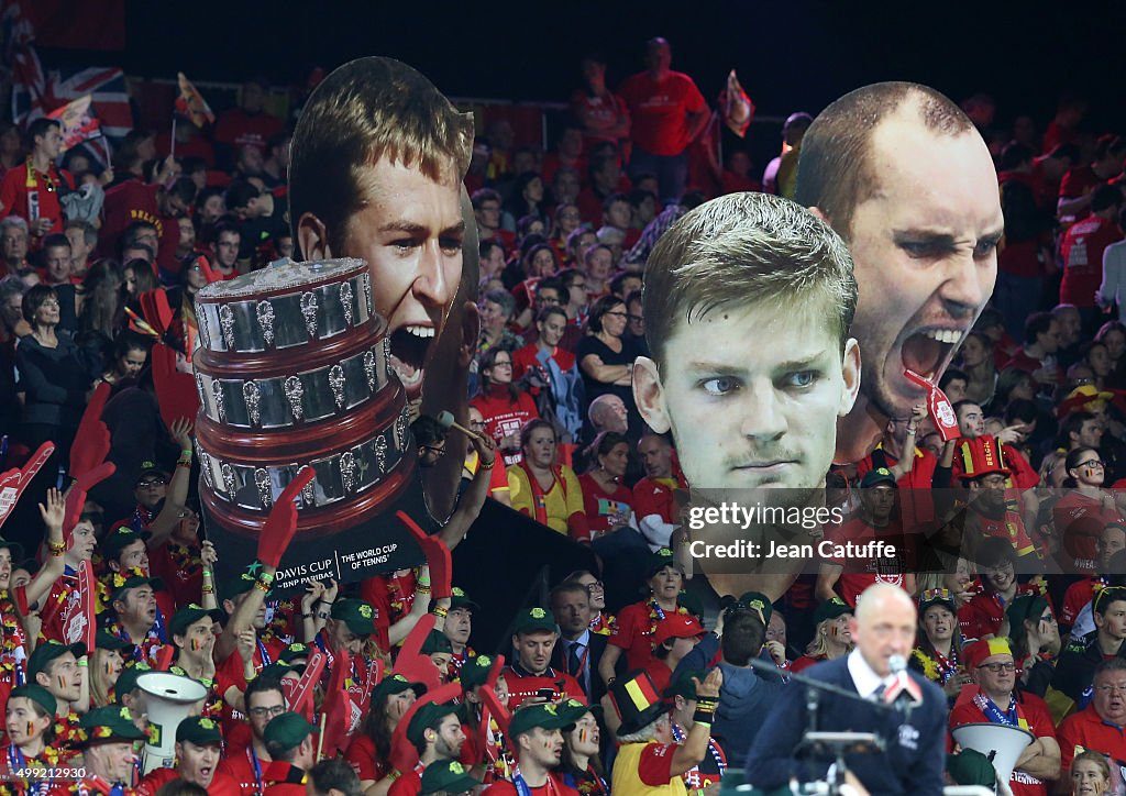 Belgium v Great Britain: Davis Cup Final 2015 - Day Three