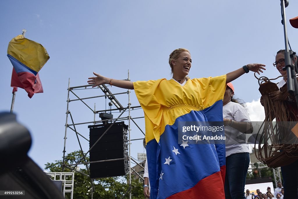 Anti-government rally in Venezuela