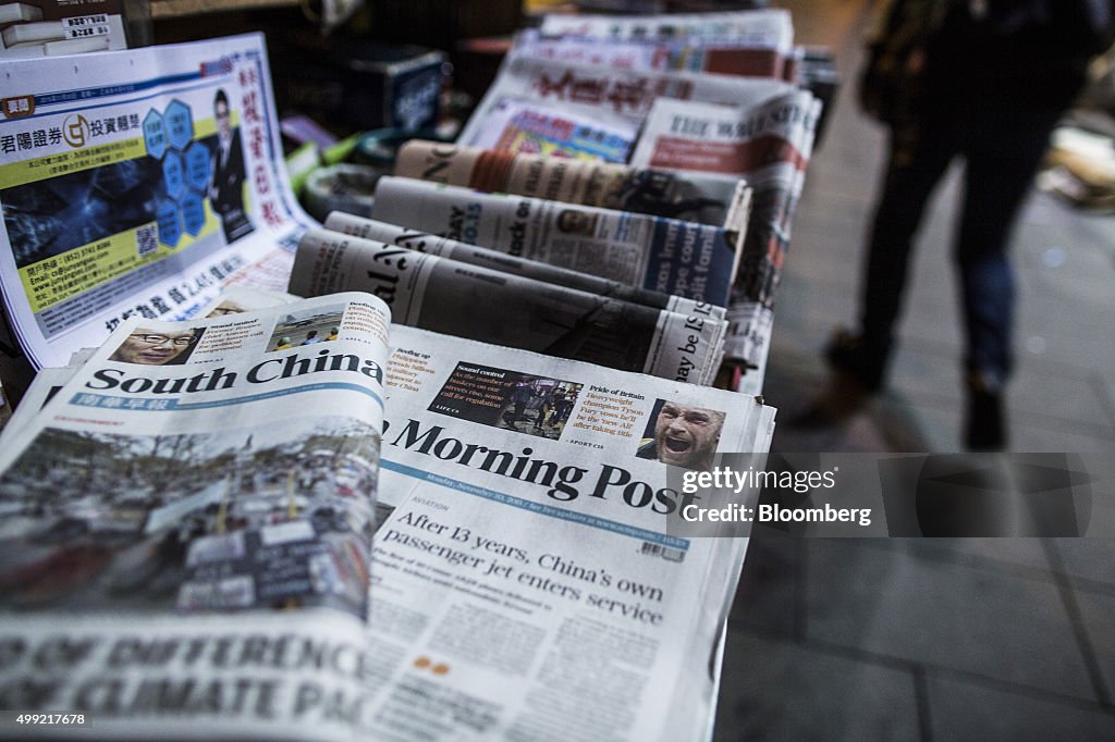 Illustrations Of South China Morning Post After SCMP Group Confirms Preliminary Approach For Media Assets