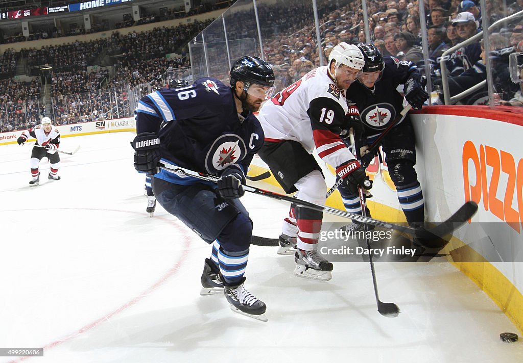 Arizona Coyotes v Winnipeg Jets