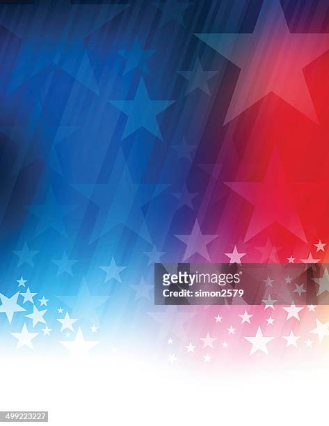 stars and stripes abstract - politics background stock illustrations
