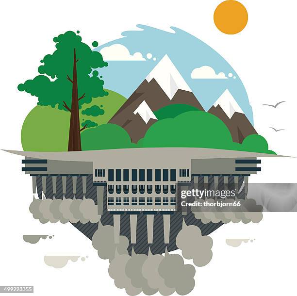clean vs dirty - cross section ground stock illustrations