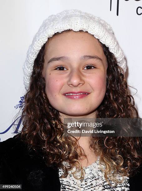 Actress Rebecca Bloom attends the 84th Annual Hollywood Christmas Parade on November 29, 2015 in Hollywood, California.