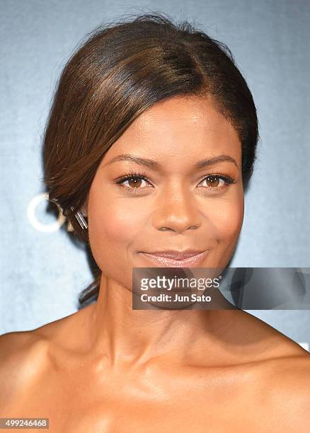 Actress Naomie Harris attends the photocall for the OMEGA "Spectre" on November 30, 2015 in Tokyo, Japan.