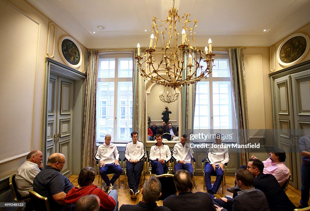 Great Britain Davis Cup Final 2015 Follow up Press Conference