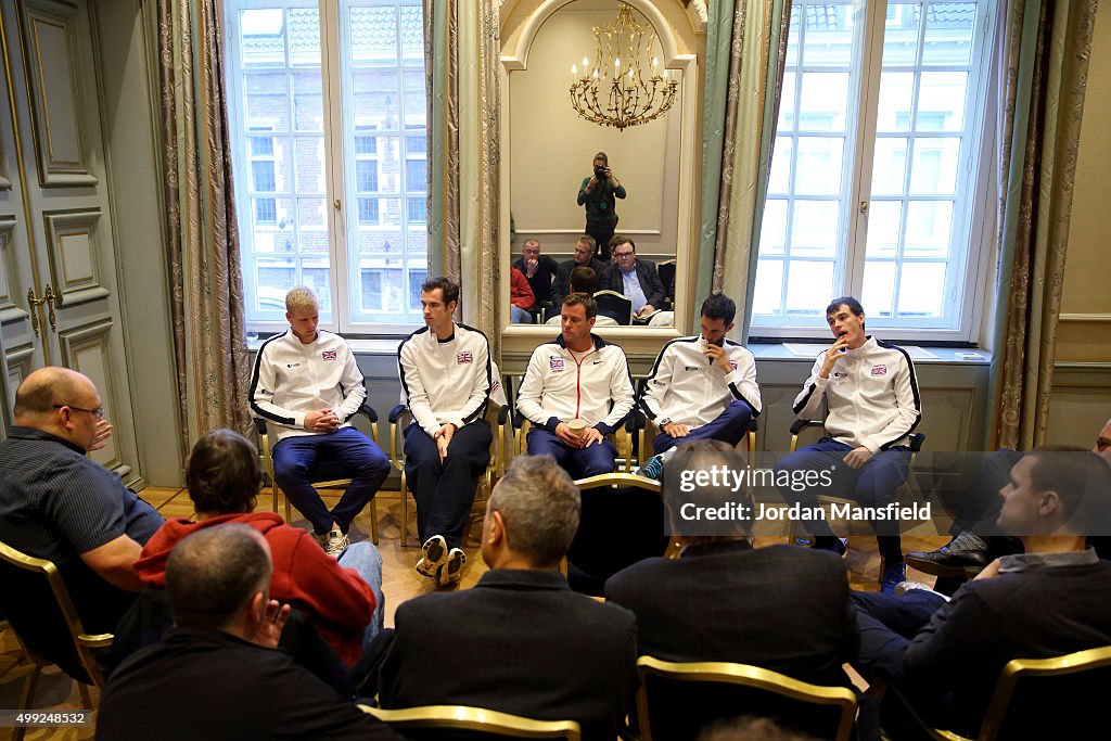 Great Britain Davis Cup Final 2015 Follow up Press Conference