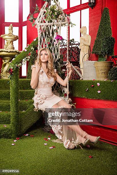 Actor and model Amy Willerton is photographed on February 18, 2014 in London, England.