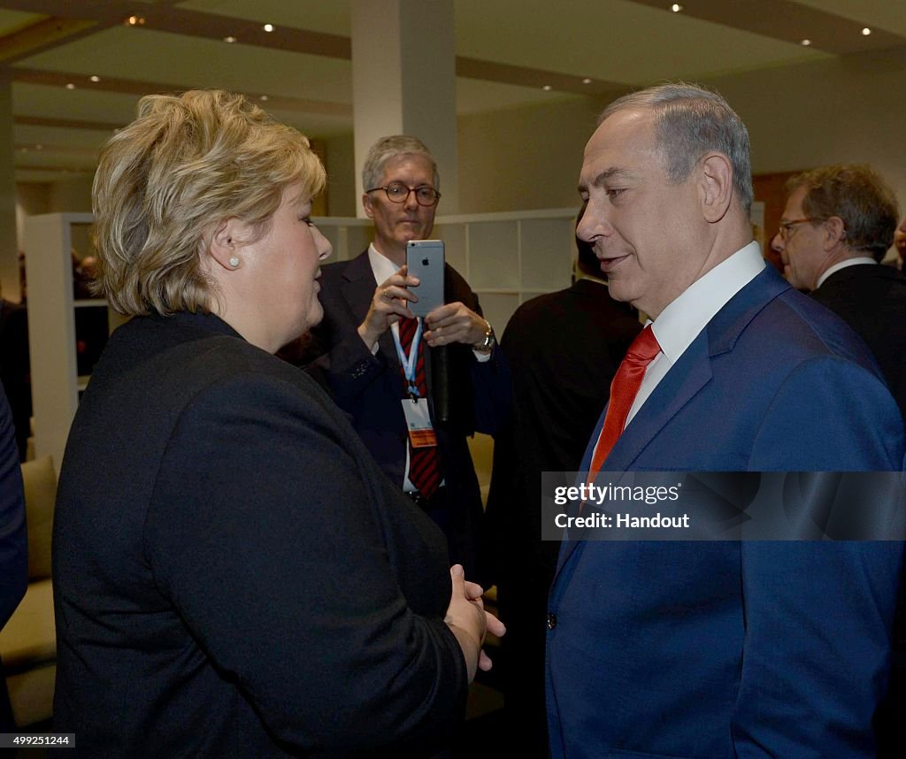 Prime Minister Benjamin Netanyahu Meets With Vice President of Panama Isabel Saint Malo de Alvarado