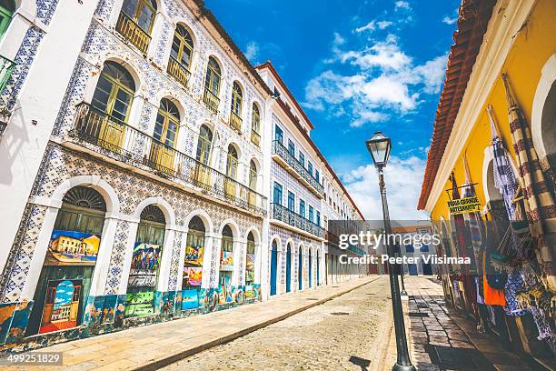 sao luis streets. - bundesstaat maranhão stock-fotos und bilder