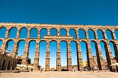 Roman Aqueduct Segovia Spain
