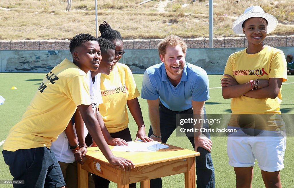 Prince Harry Visits Africa - Day 3