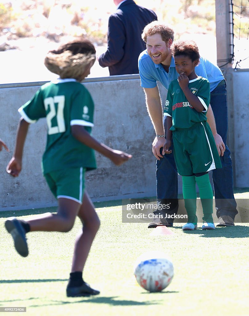 Prince Harry Visits Africa - Day 3