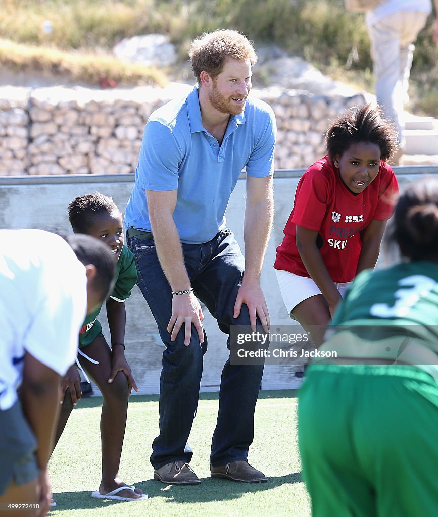 Prince Harry Visits Africa - Day 3