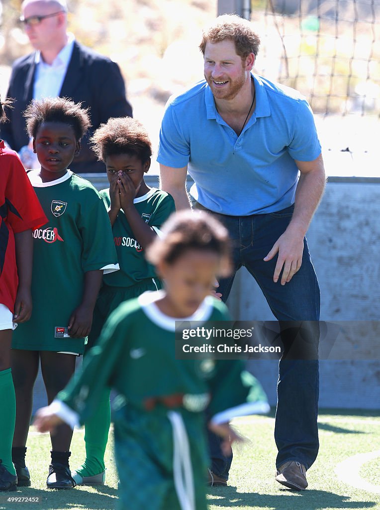 Prince Harry Visits Africa - Day 3