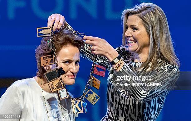 Dutch Queen Maxima awards Dutch architect Francine Houben with the Prince Bernhard Culture Foundation Prize for her track record as an international...