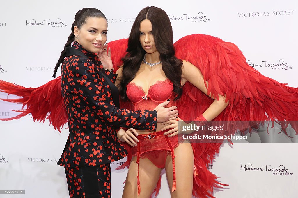 Adriana Lima Wax Figure Unveiling