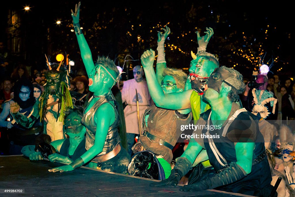 Künstler im Samhuinn Fire Festival, Edinburgh