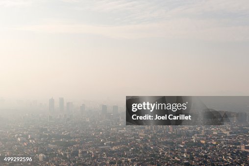 Panorama de la ciudad de México y ozono Panorama de la ciudad de México y ozono