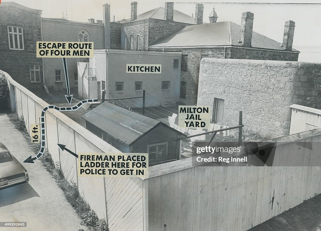 Hard-to-get-into jail in Milton has 16-foot fence around backyard