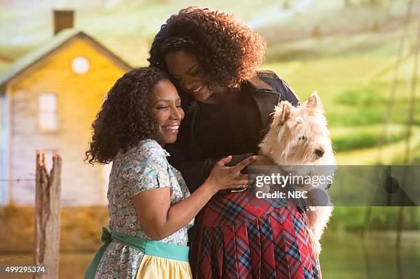 Promo Shoot Episodic -- Pictured: Stephanie Mills as Auntie Em, Shanice Williams as Dorothy --