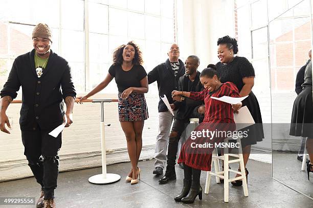 Digital Shoot -- Pictured: Ne-Yo, Shanice Williams, David Alan Grier, Elijah Kelley, Stephanie Mills, Amber Riley --