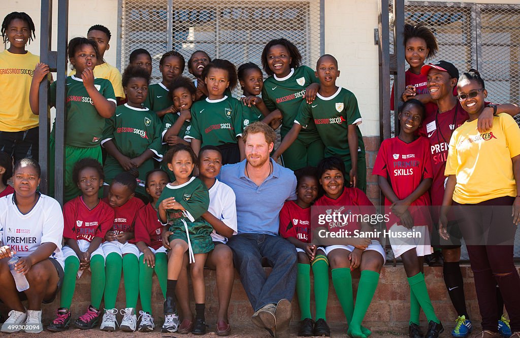 Prince Harry Visits Africa - Day 3