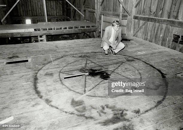 Ritual markings: Back in 1964; a Star reporter examined a pentagram painted on the floor of a barn loft near Delhi; a tobacco town southwest of...