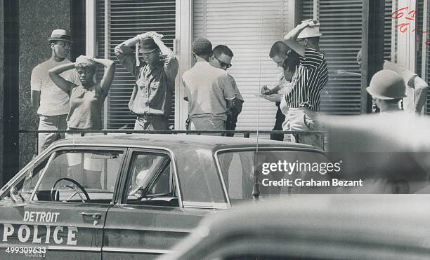 After 1967 riots; when above picture was taken; Detroit people began to arm themselves seriously. Now it's estimated there's one gun for every male;...