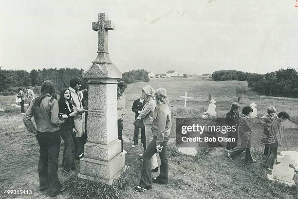 Historic graveyard at the Batoche battlefield in northern Saskatchewan is the final resting place for some prairie pioneers who took part in the Riel...