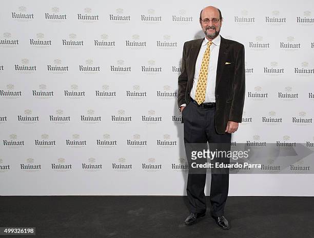 Jose Miguel Fernandez Sastro attends 'Dom Ruinart Rose 2002' party photocall at Principe de Vergara 9 on November 30, 2015 in Madrid, Spain.