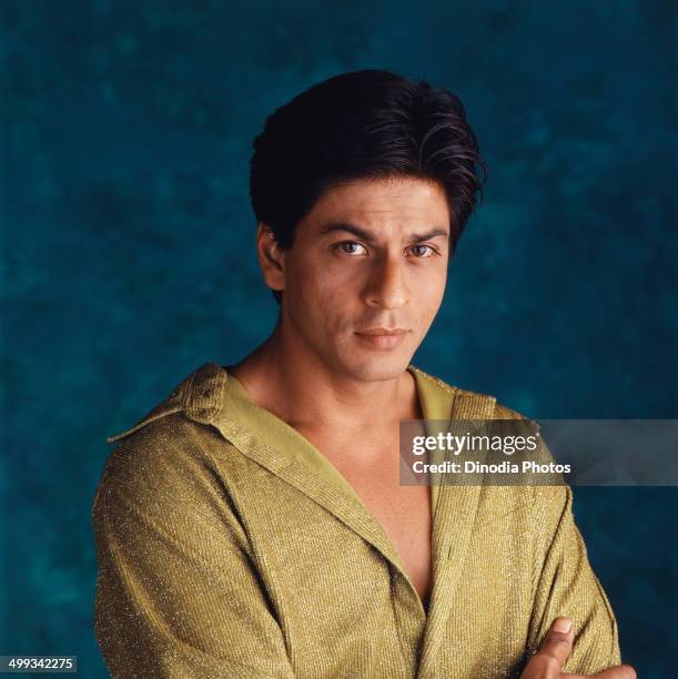 Portrait of Shahrukh Khan.