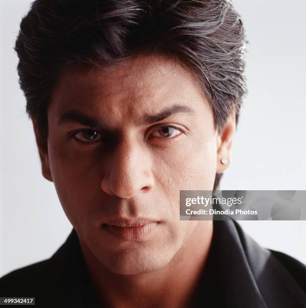Portrait of Shahrukh Khan.