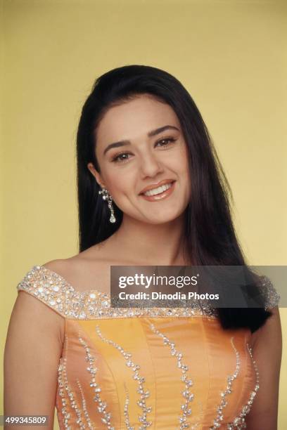 Portrait of Preity Zinta.