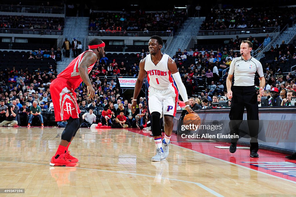 Houston Rockets v Detroit Pistons