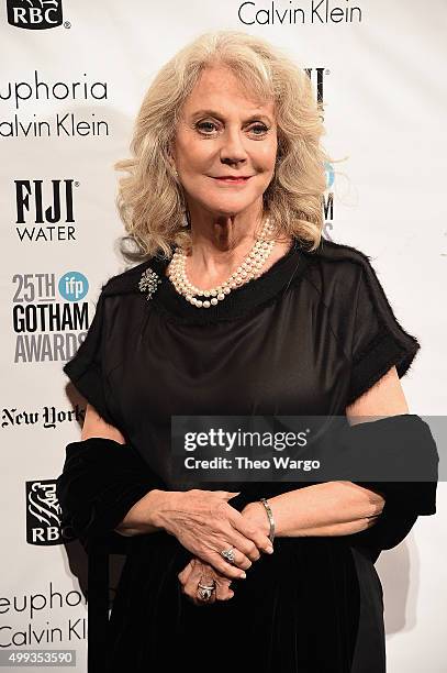 Actress Blythe Danner attends the 25th Annual Gotham Independent Film Awards at Cipriani Wall Street on November 30, 2015 in New York City.