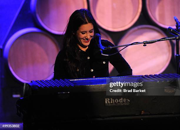 Musician Vanessa Carlton performs at City Winery on November 30, 2015 in New York City.