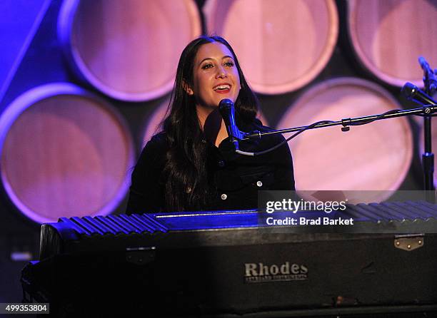 Musician Vanessa Carlton performs at City Winery on November 30, 2015 in New York City.