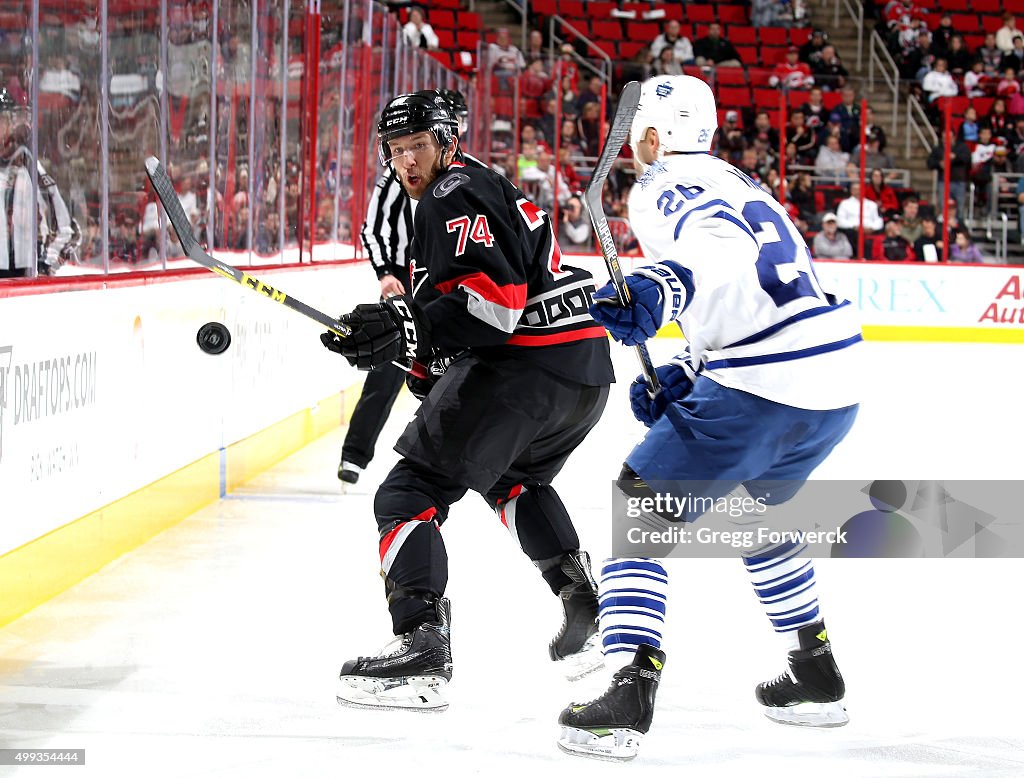 Toronto Maple Leafs v Carolina Hurricanes