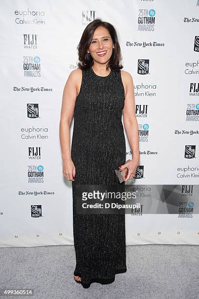Independent Filmmaker Project executive director Joana Vicente attends the 25th Annual Gotham Independent Film Awards at Cipriani Wall Street on...