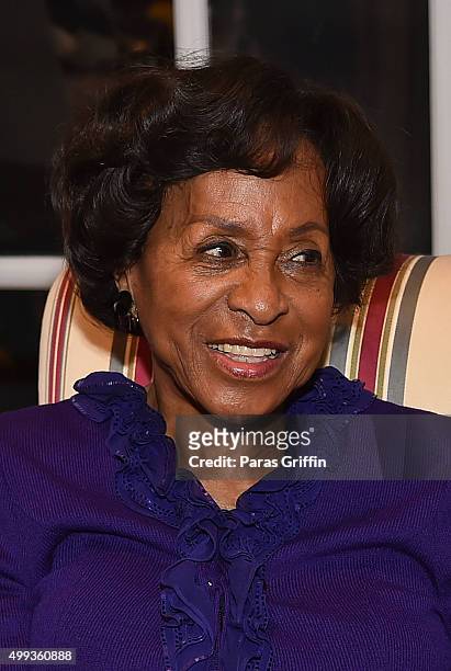 Actress Marla Gibbs attends an intimate gathering in honor of Norman Lear at Morehouse College on November 30, 2015 in Atlanta, Georgia.