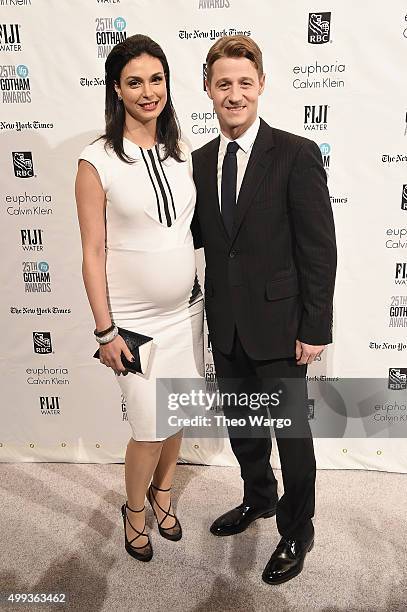 Actors Morena Baccarin and Ben McKenzie attend the 25th Annual Gotham Independent Film Awards at Cipriani Wall Street on November 30, 2015 in New...