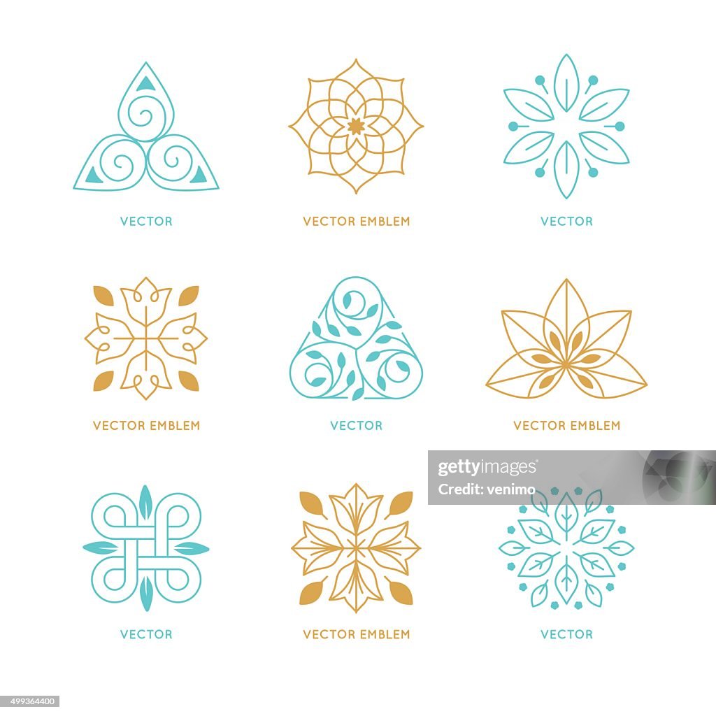 Vector Set Of Logo Design Templates And Symbols High-Res Vector Graphic ...