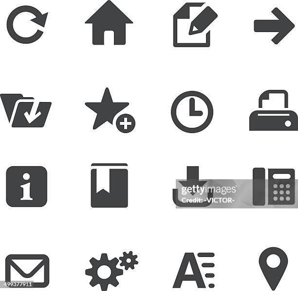 startseite icons-acme series - informationssymbol stock-grafiken, -clipart, -cartoons und -symbole