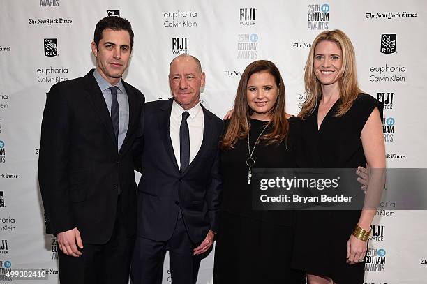 Josh Singer, Steve Golin, Tom McCarthy, Nicole Rocklin, and Blye Faust speak onstage at the 25th IFP Gotham Independent Film Awards co-sponsored by...