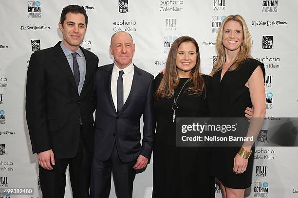Josh Singer, Steve Golin, Nicole Rocklin, and Blye Faust speak onstage at the 25th IFP Gotham Independent Film Awards co-sponsored by FIJI Water at...