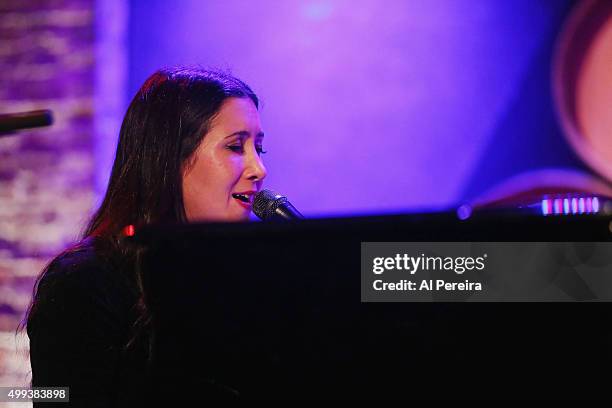 Vanessa Carlton performs at City Winery on November 30, 2015 in New York City.
