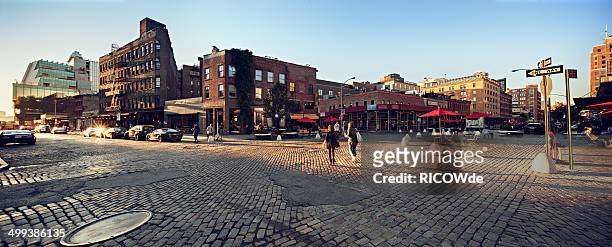 meatpacking district panorama - meatpacking district stock pictures, royalty-free photos & images