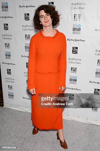 Gaby Hoffmann attends the 25th annual Gotham Independent Film Awards at Cipriani Wall Street on November 30, 2015 in New York City.